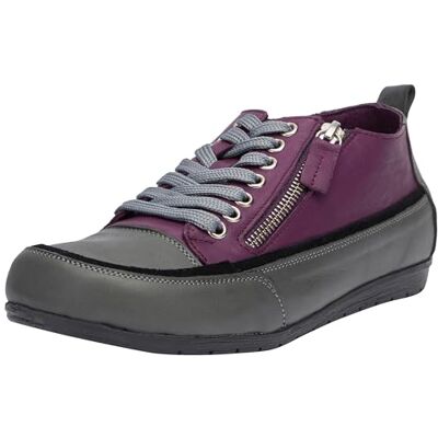 Andrea Conti Damen Sneaker, Pflaume/Schiefer, 36 EU Andrea Conti Damen Sneaker, Pflaume/Schiefer, 36 EU