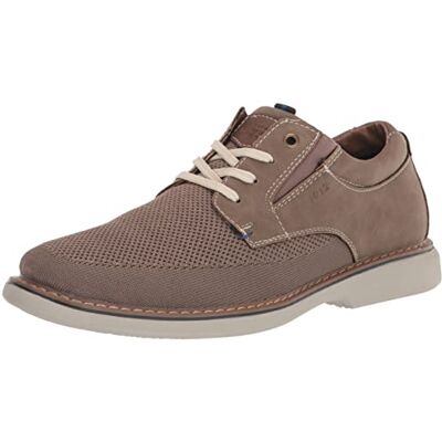 Nunn Bush Herren Otto Plain Toe Knit Schnürschuh mit Leichter Sohle Oxford, Taupe, 42 EU Nunn Bush Herren Otto Plain Toe Knit Schnürschuh mit Leichter Sohle Oxford, Taupe, 42 EU