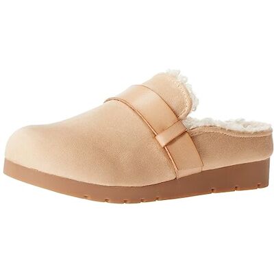 Amazon Damen Rückenfreie Pantolette, Sand Suede, 38.5 EU Amazon Damen Rückenfreie Pantolette, Sand Suede, 38.5 EU