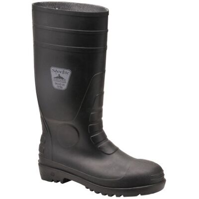Portwest Klassik Sicherheitsgummistiefel S4, Größe: 43, Farbe: Schwarz, FW94BKR43 Portwest Klassik Sicherheitsgummistiefel S4, Größe: 43, Farbe: Schwarz, FW94BKR43