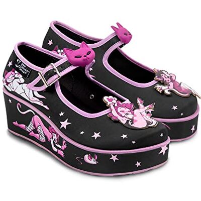 Hot Chocolate Design Chocolaticas Damen Mary Jane Plateaus, Lady Meow, 38 EU Hot Chocolate Design Chocolaticas Damen Mary Jane Plateaus, Lady Meow, 38 EU