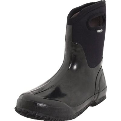 BOGS Damen Classic Mid-w Schneestiefel, Schwarz glänzend, 44 EU BOGS Damen Classic Mid-w Schneestiefel, Schwarz glänzend, 44 EU