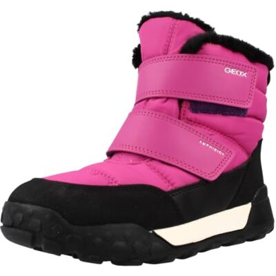 Geox J TREKKYUP Girl B AB Ankle Boot, Fuchsia/Black, 36 EU Geox J TREKKYUP Girl B AB Ankle Boot, Fuchsia/Black, 36 EU