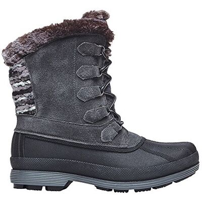Propét Damen Lumi Tall Lace Schneestiefel, grau, 40 EU X-Weit Propét Damen Lumi Tall Lace Schneestiefel, grau, 40 EU X-Weit