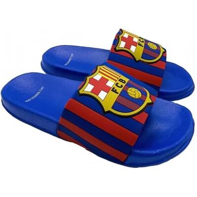 CERDÁ LIFE'S LITTLE MOMENTS Flip-Flops FC Barcelona für Jungen und Mädchen, aus 100% PVC-Gummi, Blau, mit gestreiftem Band und FCB-Schild, strukturierte Sohle, offizielles Lizenzprodukt, Strand und Pool, blau, 34/35 EU CERDÁ LIFE'S LITTLE MOMENTS Flip-Flops FC Barcelona für Jungen und Mädchen, aus 100% PVC-Gummi, Blau, mit gestreiftem Band und FCB-Schild, strukturierte Sohle, offizielles Lizenzprodukt, Strand und Pool, blau, 34/35 EU