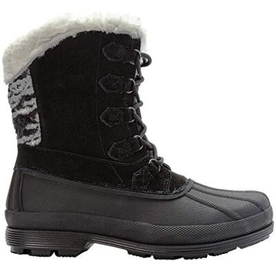 Propét Damen Lumi Tall Lace Schneestiefel, schwarz/weiß, 38.5 EU X-Weit Propét Damen Lumi Tall Lace Schneestiefel, schwarz/weiß, 38.5 EU X-Weit