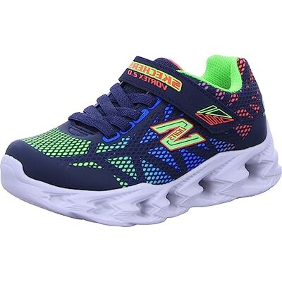 Skechers 400602n Nvmt Sneaker, Marineblau, Synthetisches Multi-Besatz, 21 EU Skechers 400602n Nvmt Sneaker, Marineblau, Synthetisches Multi-Besatz, 21 EU