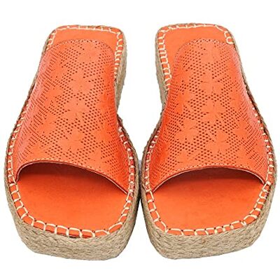 Bonateks Damen Frrbtrlky100042 Wedge Sandal, Orange, 37 EU Bonateks Damen Frrbtrlky100042 Wedge Sandal, Orange, 37 EU