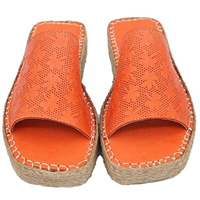 Bonateks Damen DERBTRLK100093 Wedge Sandal, Orange, 38 EU Bonateks Damen DERBTRLK100093 Wedge Sandal, Orange, 38 EU