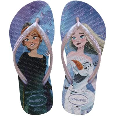 Havaianas Kids Slim Frozen Mädchen FlipFlop Quiet Lilac/Lilac Moonlight Glitter 33 EU Havaianas Kids Slim Frozen Mädchen FlipFlop Quiet Lilac/Lilac Moonlight Glitter 33 EU