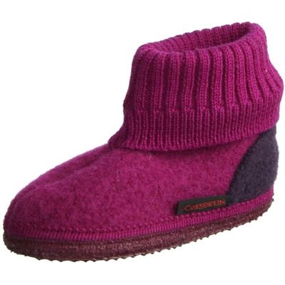 Giesswein Unisex Kramsach Hohe Hausschuhe, Pink (Beere), 26 EU Giesswein Unisex Kramsach Hohe Hausschuhe, Pink (Beere), 26 EU