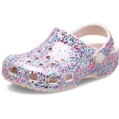 Crocs ,Unisex Kinder,Classic Dazzle Glitter Clog T,Kakaocreme,22-23 Crocs ,Unisex Kinder,Classic Dazzle Glitter Clog T,Kakaocreme,22-23