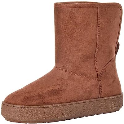 Amazon Damen Lammfellstiefelette, Kastanienbraun Mikro Wildleder, 37.5 EU Amazon Damen Lammfellstiefelette, Kastanienbraun Mikro Wildleder, 37.5 EU