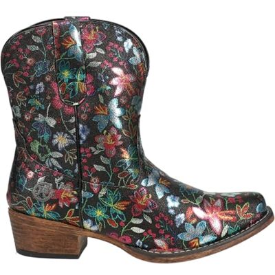 ROPER Damenstiefeletten Ingrid – Geblümtes Design mit Metallic-Effekt – Snip Toe – Bequemer Blockabsatz 2,5 bis 5 cm – Mehrfarbig, Mehrfarbig/Meereswellen (Ocean Tides), 40 EU ROPER Damenstiefeletten Ingrid – Geblümtes Design mit Metallic-Effekt – Snip Toe – Bequemer Blockabsatz 2,5 bis 5 cm – Mehrfarbig, Mehrfarbig/Meereswellen (Ocean Tides), 40 EU