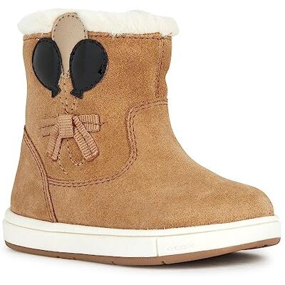 Geox Baby Girl B TROTTOLA GIRL ANKLE BOOTS WHISKY/BLACK 21_EU Geox Baby Girl B TROTTOLA GIRL ANKLE BOOTS WHISKY/BLACK 21_EU