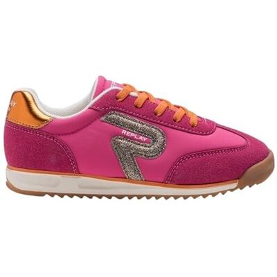 Replay Mädchen Sneaker, Fuxia Orange (Rosa), 35 Replay Mädchen Sneaker, Fuxia Orange (Rosa), 35