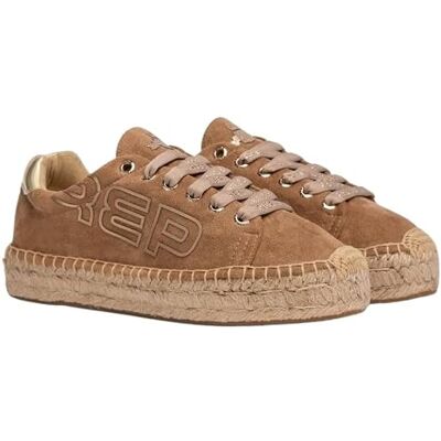 Replay Damen Sneaker Espadrille zum Schnüren, Beige 002 (Beige), 36 Replay Damen Sneaker Espadrille zum Schnüren, Beige 002 (Beige), 36