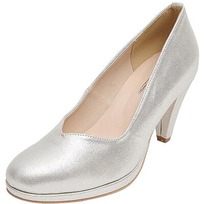 Hirschkogel Damen Pumps, Silber, 36 EU Hirschkogel Damen Pumps, Silber, 36 EU