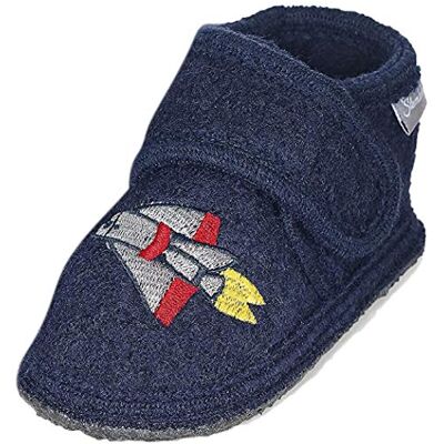Sterntaler Jungen Hausschuhe mit Klettverschluss, Farbe: Marine, Größe: 19/20, Alter: 12-18 Monate, Art.-Nr.: 5401900 Sterntaler Jungen Hausschuhe mit Klettverschluss, Farbe: Marine, Größe: 19/20, Alter: 12-18 Monate, Art.-Nr.: 5401900
