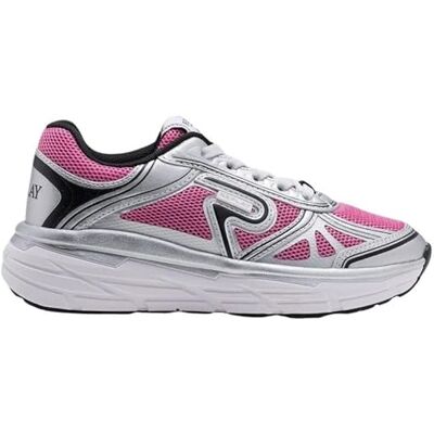 Replay Mädchen Sneaker, Silver Fuxia Black (Rosa), 35 Replay Mädchen Sneaker, Silver Fuxia Black (Rosa), 35