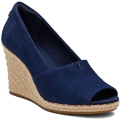 TOMS Damen Michelle Keilsandale, Marineblau, 42.5 EU TOMS Damen Michelle Keilsandale, Marineblau, 42.5 EU
