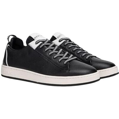 Replay Herren Cupsole Sneaker mit Schnürsenkeln, Black White 008 (Mehrfarbig), 40 Replay Herren Cupsole Sneaker mit Schnürsenkeln, Black White 008 (Mehrfarbig), 40