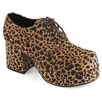 Ellie Shoes Herren Men's Platform Plattform, Leopard, Medium Ellie Shoes Herren Men's Platform Plattform, Leopard, Medium
