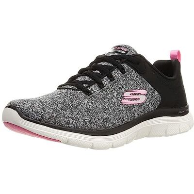 Skechers Damen Flex Appeal 4.0-Brilliant Vie Sneaker, Black Pink, 38 EU Skechers Damen Flex Appeal 4.0-Brilliant Vie Sneaker, Black Pink, 38 EU