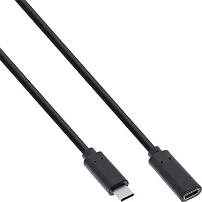 InLine USB-C 3.2 Gen 2 Verlängerungskabel - 0,5m - Schwarz InLine USB-C 3.2 Gen 2 Verlängerungskabel - 0,5m - Schwarz