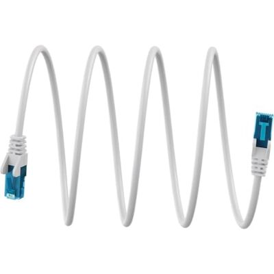 Goobay Ultraflexibles LAN Kabel 20m CAT 6A Patchkabel U/UTP Weiss, Kupferleiter, Halogenfreier TPE-Mantel, RJ45 Stecker, PoE/PoE+ geeignet, 3µ vergoldete Kontaktflächen 79244 Goobay Ultraflexibles LAN Kabel 20m CAT 6A Patchkabel U/UTP Weiss, Kupferleiter, Halogenfreier TPE-Mantel, RJ45 Stecker, PoE/PoE+ geeignet, 3µ vergoldete Kontaktflächen 79244