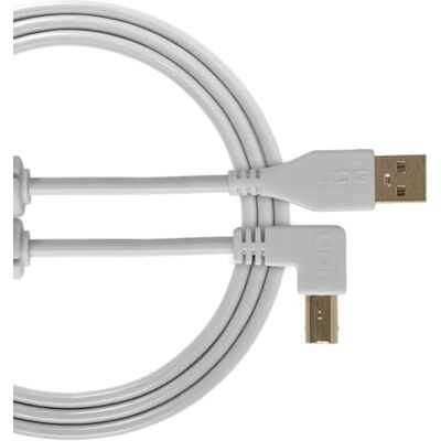 UDG Ultimate USB Cable – USB 2.0 A-B – High-Speed, Audio-optimiert – Weiß, Abgewinkelt, 3 m (U95006WH) UDG Ultimate USB Cable – USB 2.0 A-B – High-Speed, Audio-optimiert – Weiß, Abgewinkelt, 3 m (U95006WH)