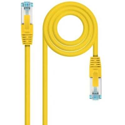 Blendend Cat.7 LSZH SFTP PIMF AWG26 Gauge Netzwerkkabel gelb 2 Meter lang raucharm halogenfrei Perfekt für Hochleistungsnetzwerke Blendend Cat.7 LSZH SFTP PIMF AWG26 Gauge Netzwerkkabel gelb 2 Meter lang raucharm halogenfrei Perfekt für Hochleistungsnetzwerke