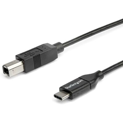 StarTech .com USB-C auf USB-B Kabel, St/St, 2m, USB 2.0, USB Typ C Druckerkabel, USB 2.0 Typ-C zu Typ-B Kabel StarTech .com USB-C auf USB-B Kabel, St/St, 2m, USB 2.0, USB Typ C Druckerkabel, USB 2.0 Typ-C zu Typ-B Kabel