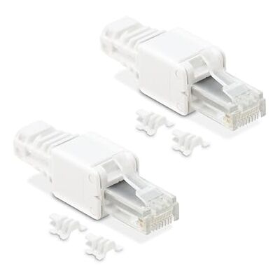 Metronic RJ45 Stecker - Werkzeuglos - Packung mit 2 Metronic RJ45 Stecker - Werkzeuglos - Packung mit 2