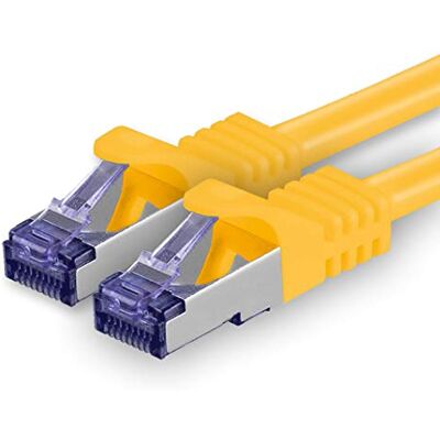 1aTTack.de Cat.7 Netzwerkkabel 20m Gelb 1 Stück Cat7 Patchkabel (SFTP/PIMF/LSZH) Rohkabel 10 Gb/s mit Rj 45 Stecker Cat.6a 1 x 20 Meter Gelb 1aTTack.de Cat.7 Netzwerkkabel 20m Gelb 1 Stück Cat7 Patchkabel (SFTP/PIMF/LSZH) Rohkabel 10 Gb/s mit Rj 45 Stecker Cat.6a 1 x 20 Meter Gelb