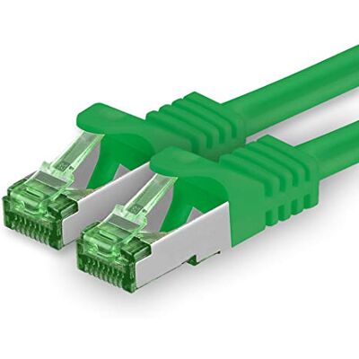 1aTTack.de 20 M Cat.7 Netzwerk-Kabel 1 Stück Cat7 Patch-Kabel Lan-Kabel Ethernet RJ45 10 Gbit/s (Alle Internetgeschwindigkeiten) Grün 20 Meter 1aTTack.de 20 M Cat.7 Netzwerk-Kabel 1 Stück Cat7 Patch-Kabel Lan-Kabel Ethernet RJ45 10 Gbit/s (Alle Internetgeschwindigkeiten) Grün 20 Meter