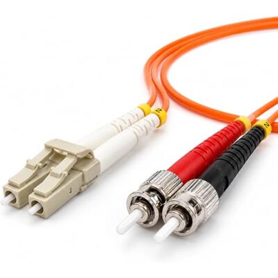 1aTTack.de 1x 5m OM2 LWL DX DUPLEX Kabel Patchkabel LC/UPC ST/UPC MM MULTIMODE 50/125 µm LSZH orange 1aTTack.de 1x 5m OM2 LWL DX DUPLEX Kabel Patchkabel LC/UPC ST/UPC MM MULTIMODE 50/125 µm LSZH orange