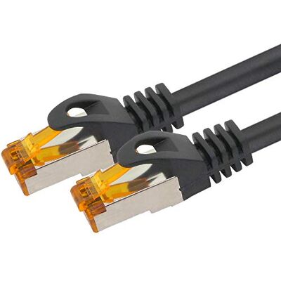 1aTTack.de 368263 Cat.6a Outdoor Netzwerkkabel 50m schwarz Cat6a Patchkabel (SFTP PIMF) 10 Gb/s mit Rj45 Stecker 1 Stück 50 Meter schwarz 1aTTack.de 368263 Cat.6a Outdoor Netzwerkkabel 50m schwarz Cat6a Patchkabel (SFTP PIMF) 10 Gb/s mit Rj45 Stecker 1 Stück 50 Meter schwarz