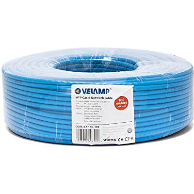 Velamp Netzwerkkabel CAT6 UTP 100 mt auf Spule Velamp Netzwerkkabel CAT6 UTP 100 mt auf Spule