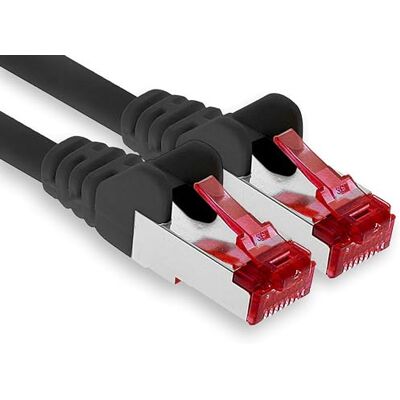 1aTTack.de 1x 20m CAT6 Patchkabel S/FTP PIMF Schirmung CAT.6 RJ45 Netzwerkkabel Ethernetkabel DSL LAN Router Switch Modem Patchfeld schwarz 1 Stück 1aTTack.de 1x 20m CAT6 Patchkabel S/FTP PIMF Schirmung CAT.6 RJ45 Netzwerkkabel Ethernetkabel DSL LAN Router Switch Modem Patchfeld schwarz 1 Stück