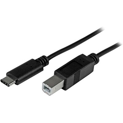 StarTech .com 1m USB 2.0 USB-C auf USB-B Kabel USB Anschlusskabel StarTech .com 1m USB 2.0 USB-C auf USB-B Kabel USB Anschlusskabel