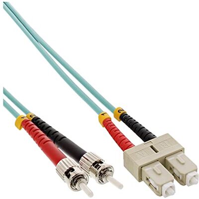 InLine 82502O LWL Duplex Kabel, SC/ST, 50/125µm, OM3, 2m InLine 82502O LWL Duplex Kabel, SC/ST, 50/125µm, OM3, 2m