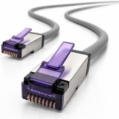 1aTTack.de 50m 1 Stück CAT6a Netzwerkkabel RJ45 LAN Kabel Ethernet Patchkabel S/FTP PiMF 10 Gbit/s 500 MHz Superflex Soft-PVC Gigabit kompatibel Cat7 Cat6 Cat5e grau 1aTTack.de 50m 1 Stück CAT6a Netzwerkkabel RJ45 LAN Kabel Ethernet Patchkabel S/FTP PiMF 10 Gbit/s 500 MHz Superflex Soft-PVC Gigabit kompatibel Cat7 Cat6 Cat5e grau