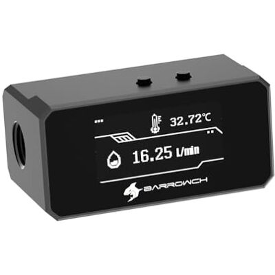 Barrow Flussmeter OLED schwarz Barrow Flussmeter OLED schwarz