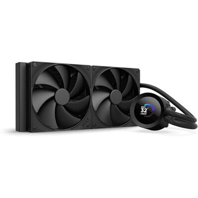 NZXT Kraken Plus 280-280mm AIO-CPU-Kühler, LCD Schwarz 280mm AIO-Kühler mit anpassbarem LCD und Turbine Pump für bessere Thermik. F140P Lüfter, einfache Montage, CAM-Steuerung. NZXT Kraken Plus 280-280mm AIO-CPU-Kühler, LCD Schwarz 280mm AIO-Kühler mit anpassbarem LCD und Turbine Pump für bessere Thermik. F140P Lüfter, einfache Montage, CAM-Steuerung.