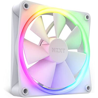 NZXT F120 RGB-Lüfter – RF-R12SF-W1 – fortschrittliche RGB-Beleuchtungsanpassung – flüsterleise Kühlung – einzeln (RGB-Lüfter und Controller erforderlich und nicht im Lieferumfang enthalten) – NZXT F120 RGB-Lüfter – RF-R12SF-W1 – fortschrittliche RGB-Beleuchtungsanpassung – flüsterleise Kühlung – einzeln (RGB-Lüfter und Controller erforderlich und nicht im Lieferumfang enthalten) –