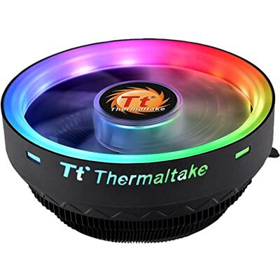 Thermaltake UX100 5V Motherboard ARGB Sync 16,8 Millionen Farben 15 adressierbare LED Intel/AM5/AMD Universalbuchse (LGA 1200) Hydrauliklager 65W CPU-Kühler CL-P064-AL12SW-A Thermaltake UX100 5V Motherboard ARGB Sync 16,8 Millionen Farben 15 adressierbare LED Intel/AM5/AMD Universalbuchse (LGA 1200) Hydrauliklager 65W CPU-Kühler CL-P064-AL12SW-A