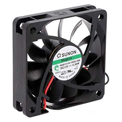 Sunon Lüfter 60x60x15mm HA60151V4-A99 DC 12V 2200 U/min 15dBA Vapolager 2 Litzen ( ohne Stecker ), Schwarz Sunon Lüfter 60x60x15mm HA60151V4-A99 DC 12V 2200 U/min 15dBA Vapolager 2 Litzen ( ohne Stecker ), Schwarz