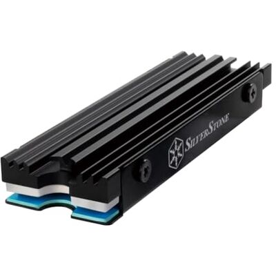 Silverstone Technology TP07, Flaches ultradünnes M.2 SSD Kühlkit aus Aluminiumlegierung, SST-TP07B Silverstone Technology TP07, Flaches ultradünnes M.2 SSD Kühlkit aus Aluminiumlegierung, SST-TP07B