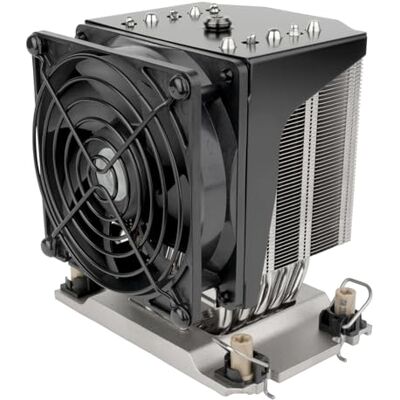 Silverstone Technology XE04-4677V 4-HE-SFF-Server/Workstation-CPU-Kühler für Sockel Intel LGA4677, SST-XE04-4677VB (Schwarz + Schwarz) Silverstone Technology XE04-4677V 4-HE-SFF-Server/Workstation-CPU-Kühler für Sockel Intel LGA4677, SST-XE04-4677VB (Schwarz + Schwarz)